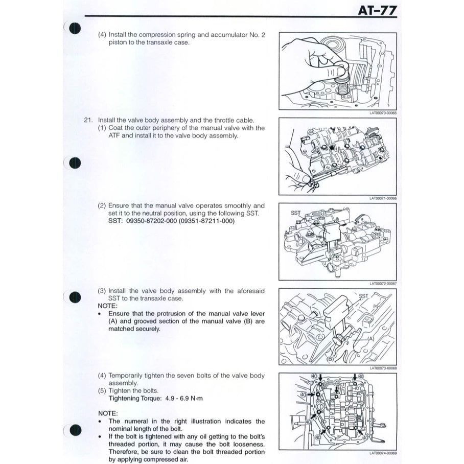 PERODUA KENARI L901 (2000-2009) SERVICE WORKSHOP MANUAL