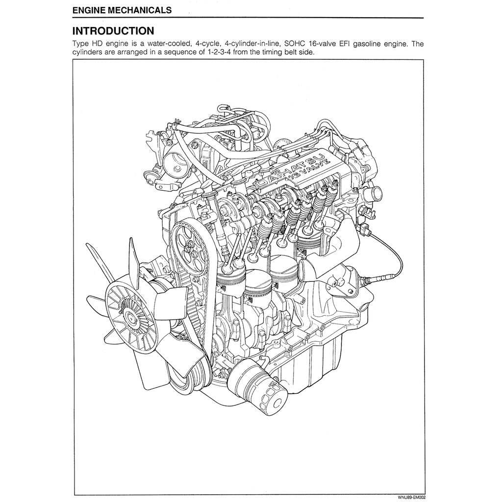 DAIHATSU FEROZA ROCKY F300 (1990-2002) SERVICE WORKSHOP MANUAL