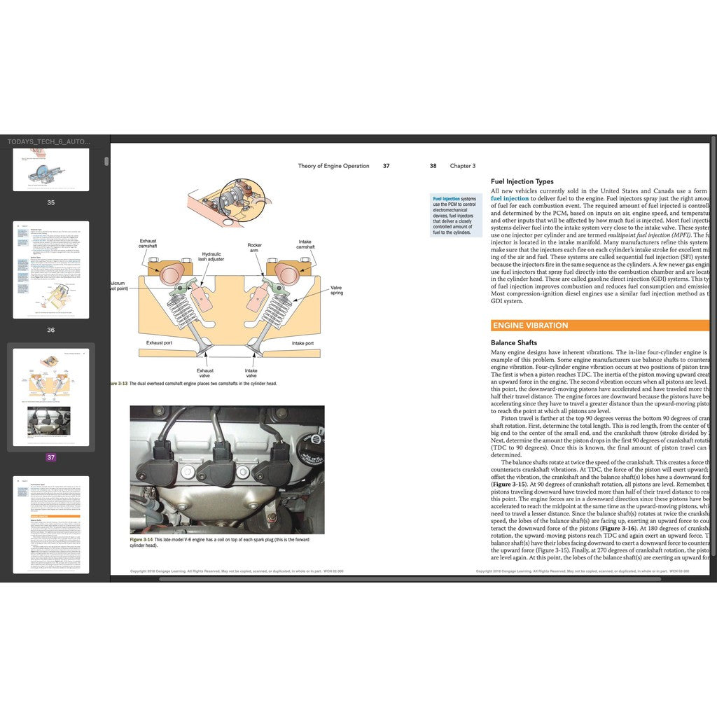 TODAY'S TECHNICIAN: AUTOMOTIVE ENGINE REPAIR & REBUILDING - TRAINING & WORKSHOP MANUAL