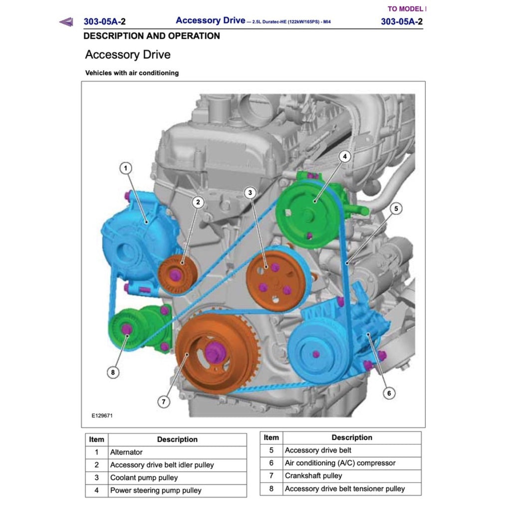 MAZDA BT50 BT-50 UP/UR (2011-2020) SERVICE WORKSHOP MANUAL