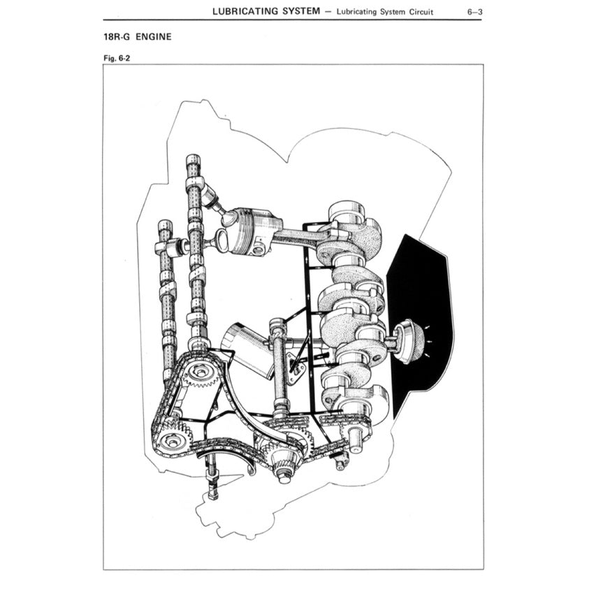 TOYOTA ENGINE 18R /18R-C/ 18R-G SERVICE WORKSHOP MANUAL