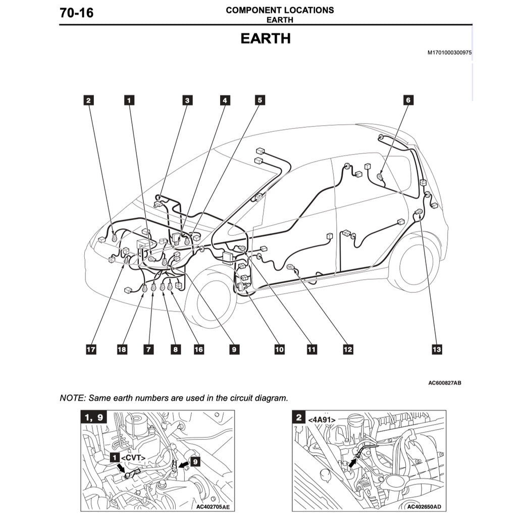 MITSUBISHI COLT Z30 RalliArt (2005-2012) SERVICE WORKSHOP MANUAL