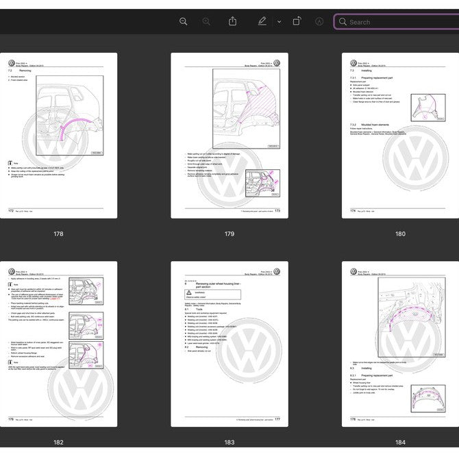 VW POLO MK4 9N (2001-2009) SERVICE WORKSHOP MANUAL