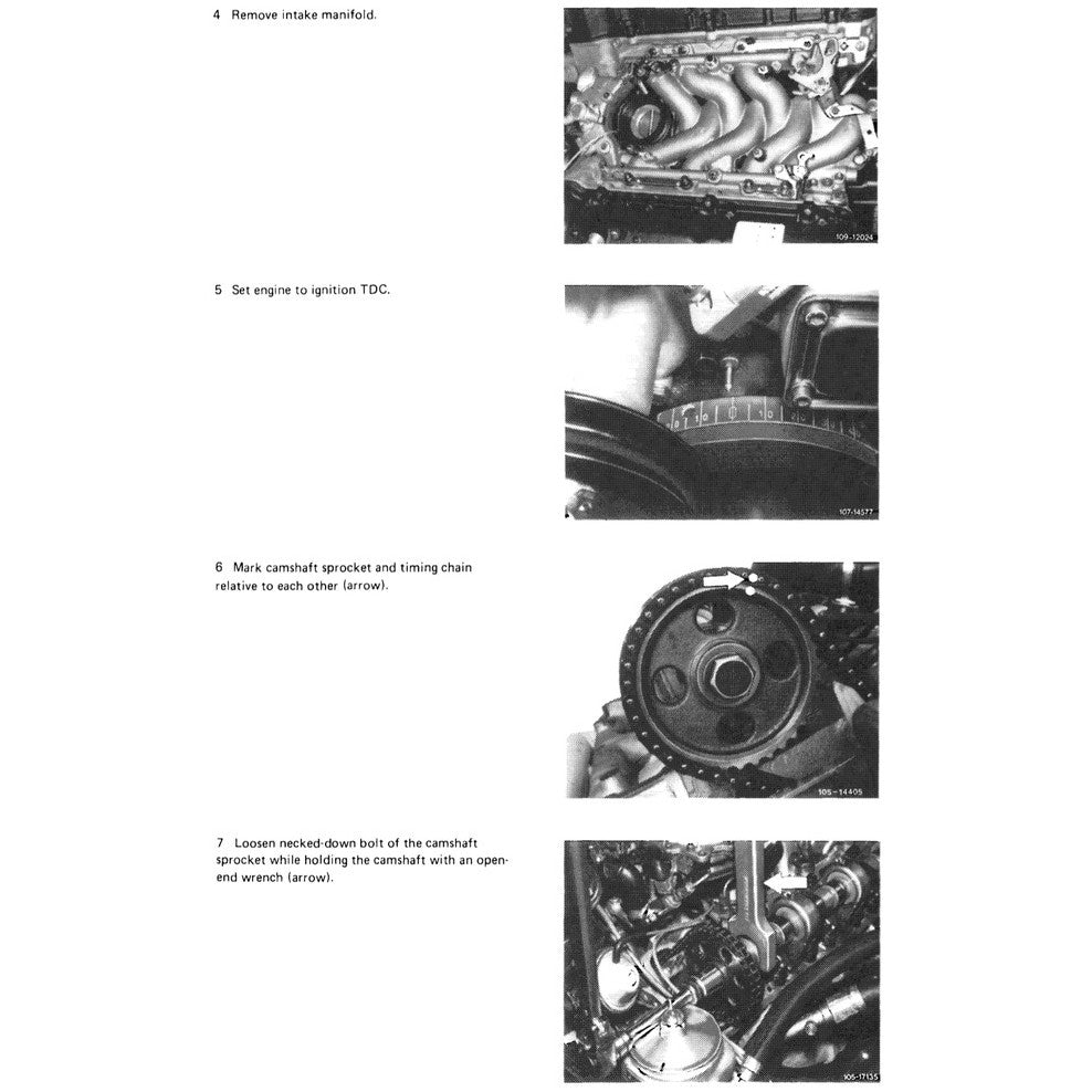 MERCEDES BENZ ENGINE M116 (1969-1991) SERVICE WORKSHOP MANUAL