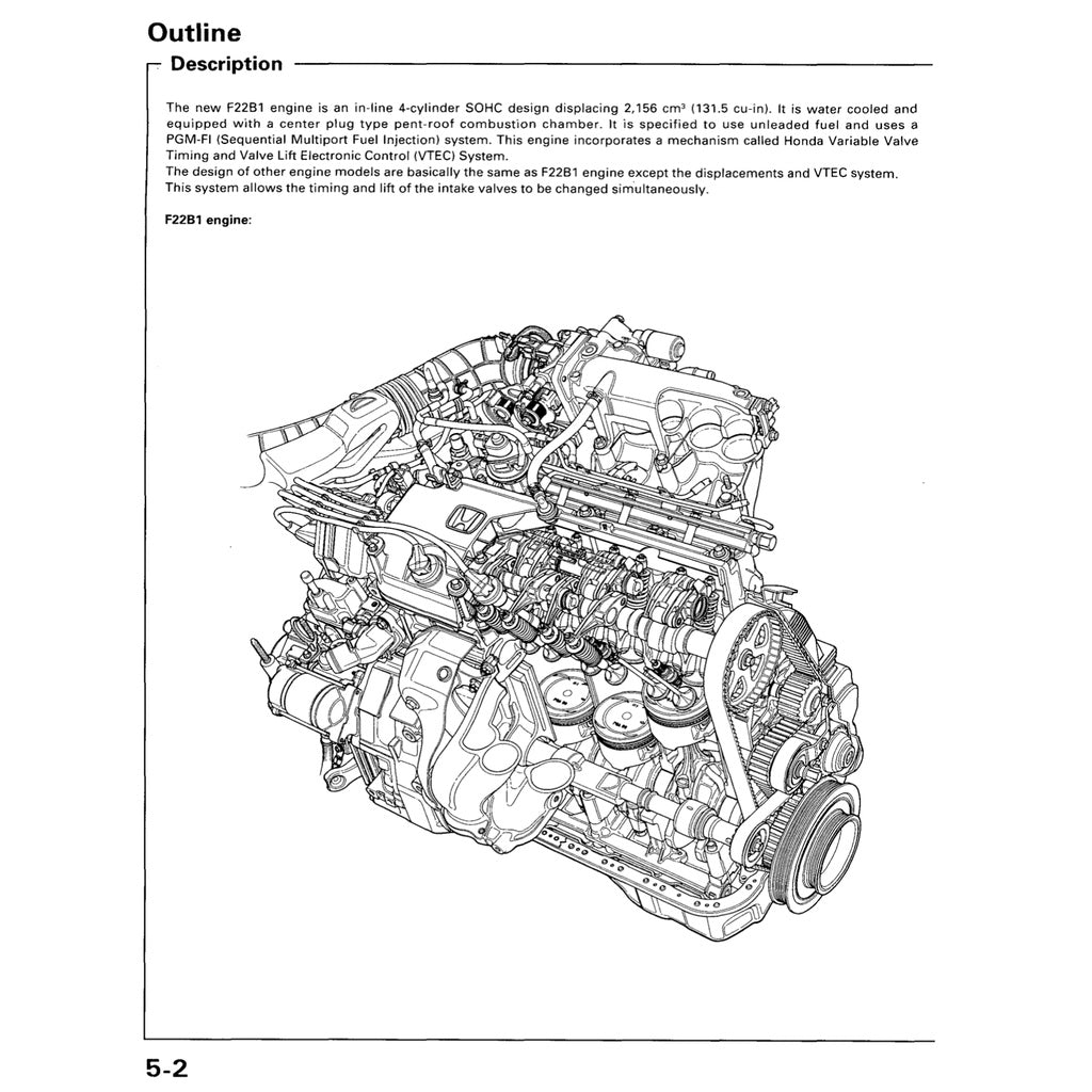 HONDA ACCORD 5 CD (1993-1997) SERVICE WORKSHOP MANUAL