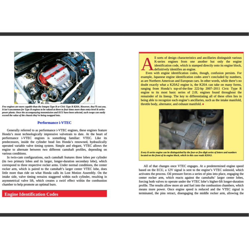 HONDA K-SERIES ENGINE SWAPS: Upgrade to More Horsepower & Advanced Technology (2014) - SA276
