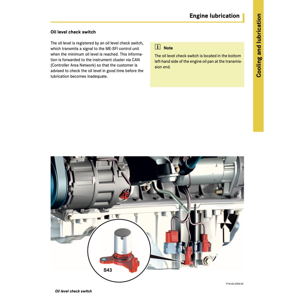 MERCEDES BENZ ENGINE M271 EVO SERVICE WORKSHOP MANUAL