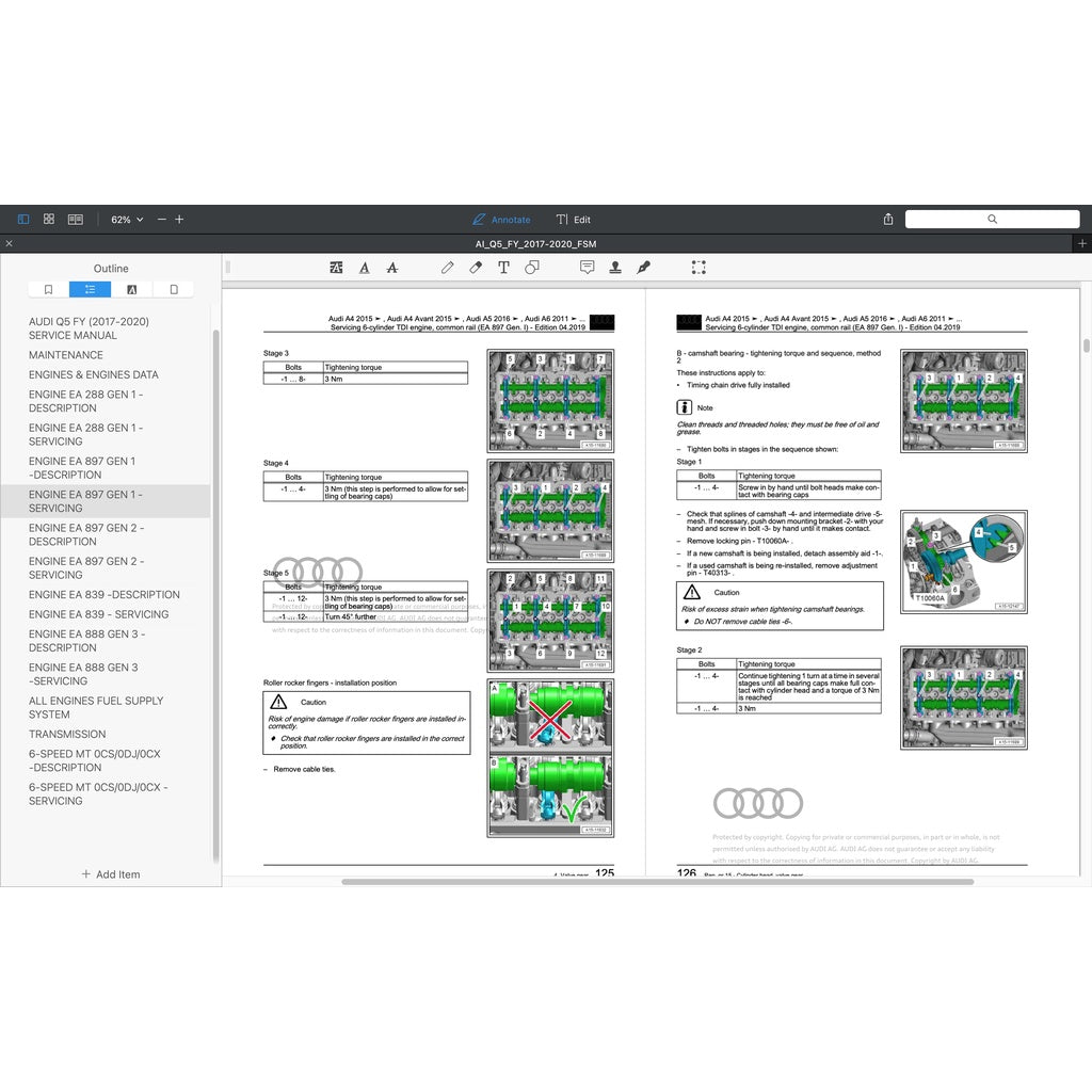 AUDI Q5 FY /80A (2018-2023) SERVICE WORKSHOP MANUAL