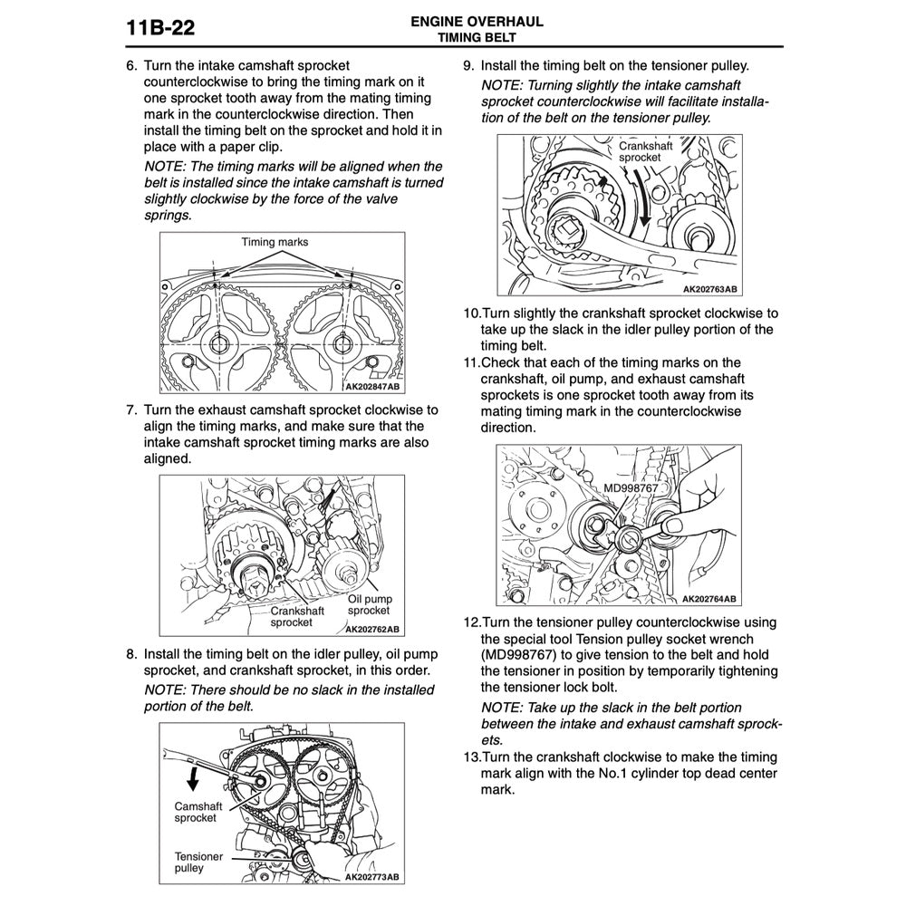 MITSUBISHI OUTLANDER I CU / AIRTREK (2003-2006) SERVICE WORKSHOP MANUAL