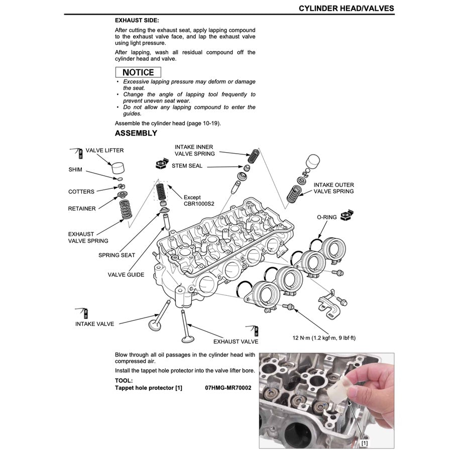HONDA CBR1000RR RA/S1/S2 FIREBLADE SC77 (2017-2019) SERVICE WORKSHOP MANUAL + PARTS CATALOGUE + OWNER'S MANUAL / CBR 1000 RR