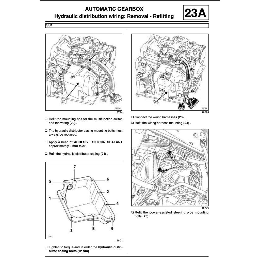 RENAULT LAGUNA II X74 (2000-2008) SERVICE WORKSHOP MANUAL