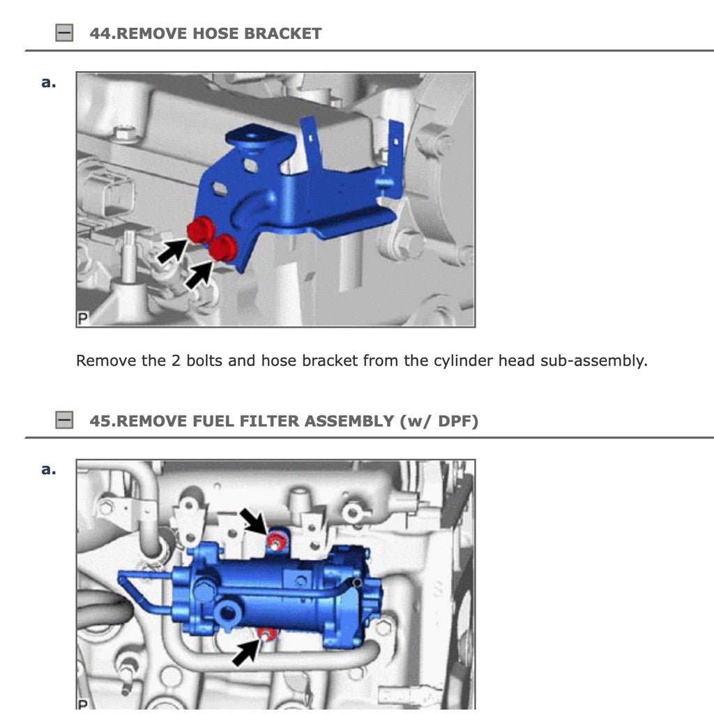 TOYOTA HILUX GUN 110/120/130 KUN 110/12/130 (2015-2020) SERVICE WORKSHOP MANUAL