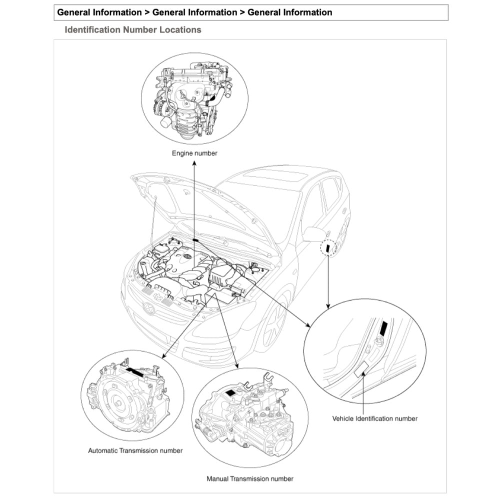 HYUNDAI i30 FD (2007-2012) SERVICE WORKSHOP MANUAL