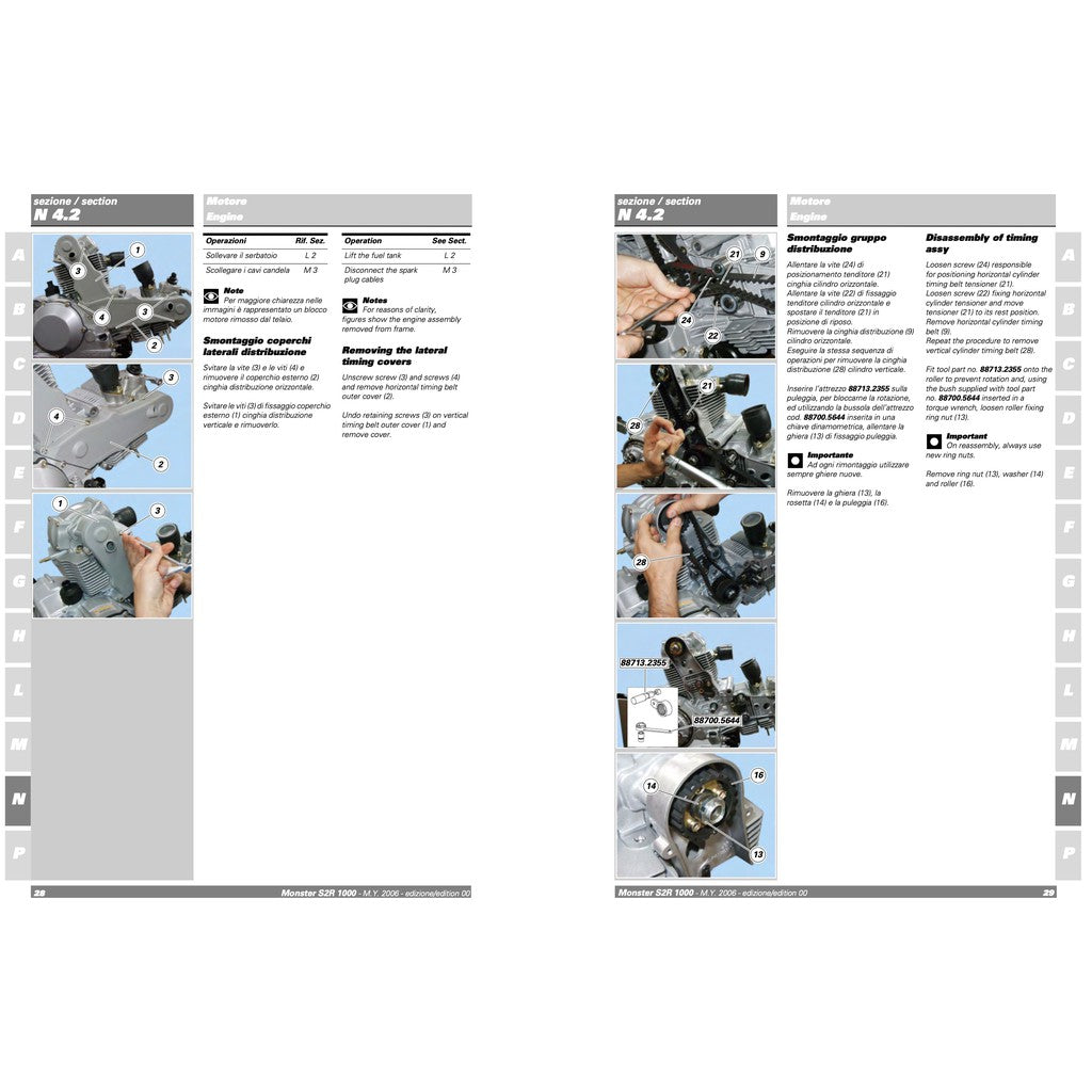 Ducati Monster S2R 1000 2006 SERVICE REPAIR WORKSHOP MANUAL (FACTORY)