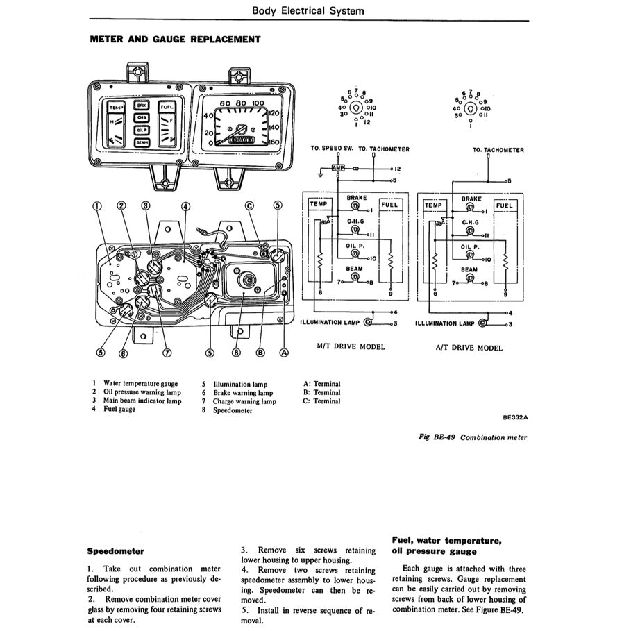 DATSUN SUNNY 120/130/140Y B210 (1973-1977) SERVICE WORKSHOP MANUAL