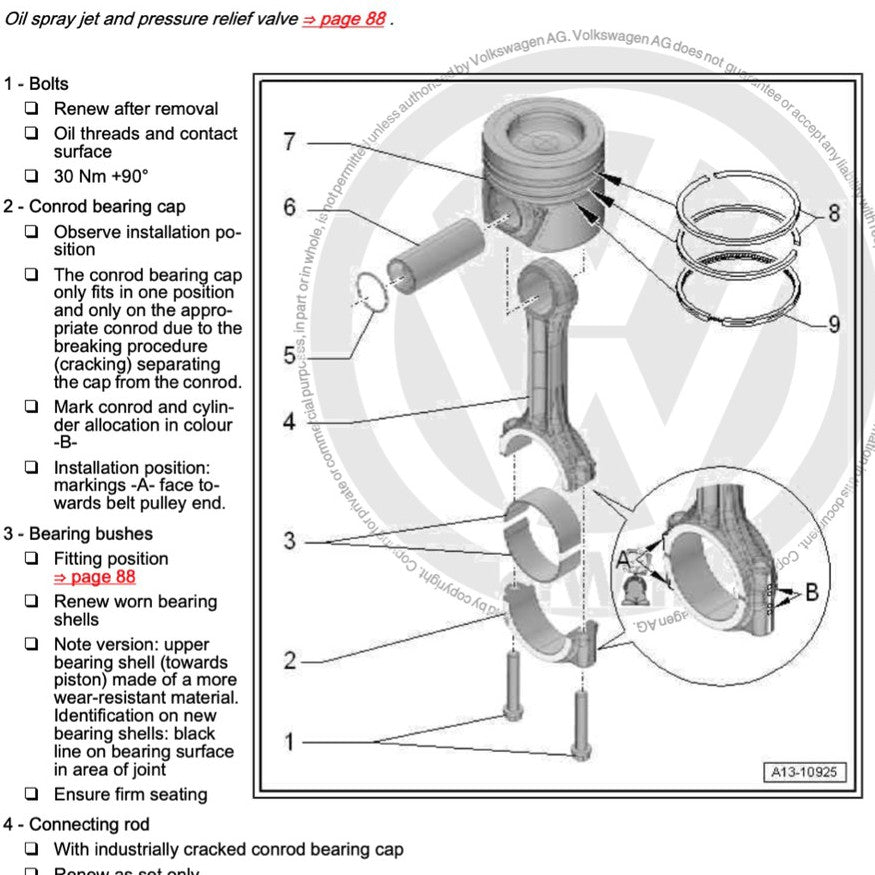 VW PASSAT B7 (2011-2015) SERVICE WORKSHOP MANUAL