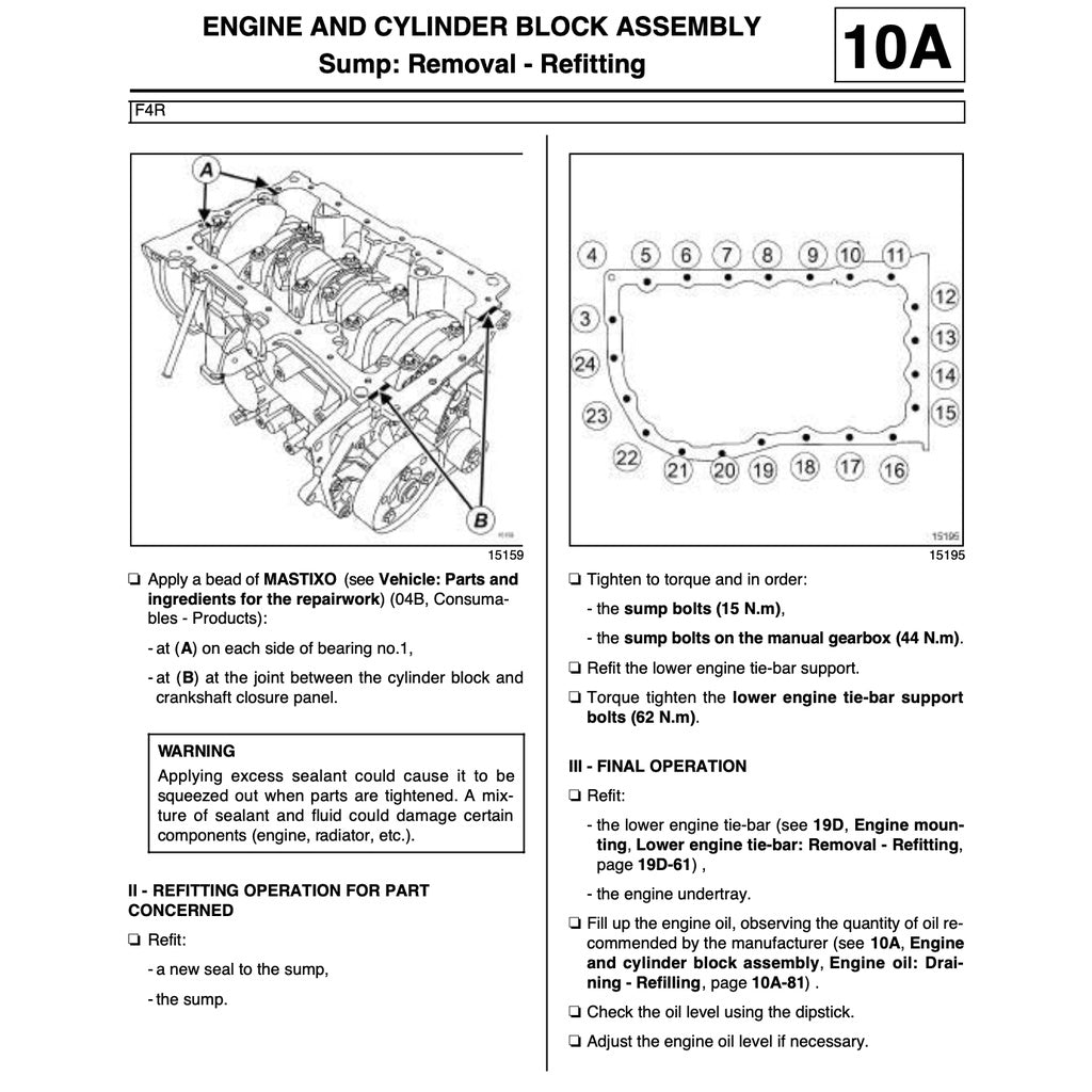 RENAULT MEGANE III (2008-2016) SERVICE WORKSHOP MANUAL