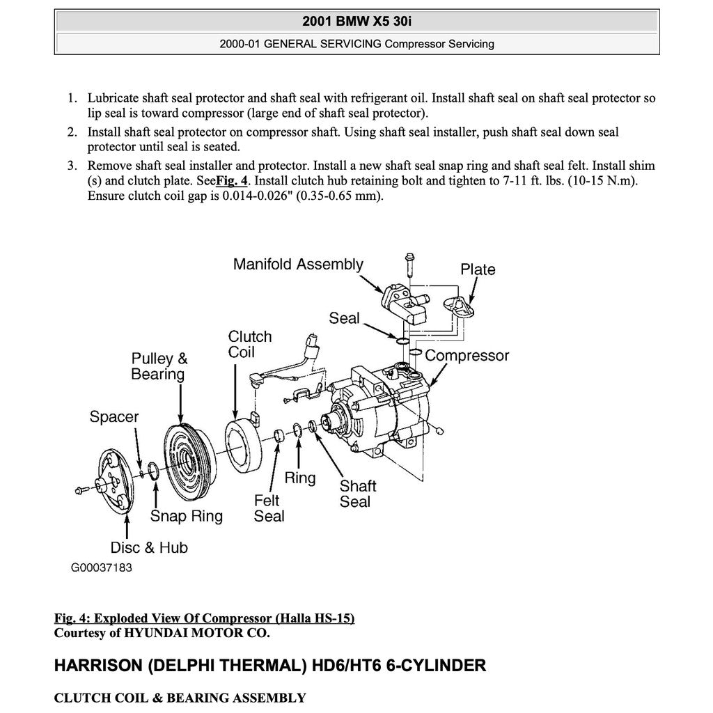 BMW X5 E53 (1999-2006) SERVICE WORKSHOP MANUAL