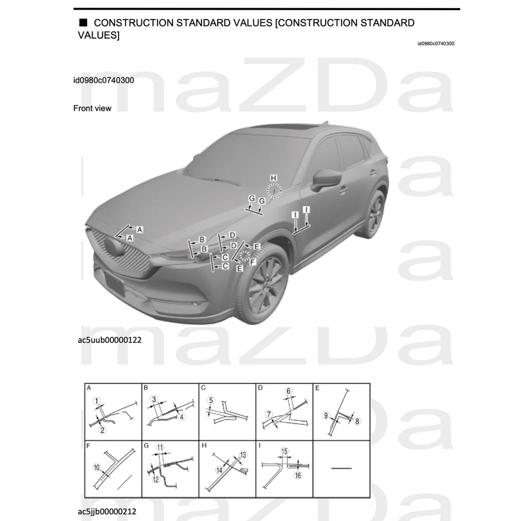 MAZDA CX-5 KF (2018-2022) SERVICE WORKSHOP MANUAL