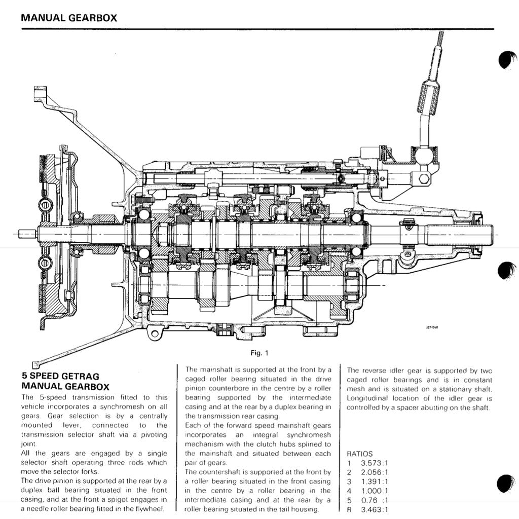 JAGUAR XJ-S(C) 3.6L (1981-1991) REPAIR OPERATION MANUAL (ROM)