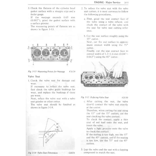 TOYOTA ENGINE 2R/12R SERVICE WORKSHOP MANUAL