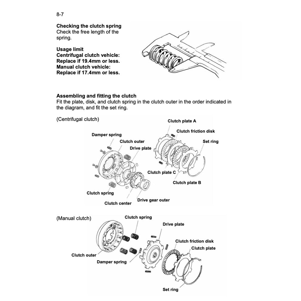 HONDA MONKEY / GORILLA Z50J (2008) SERVICE WORKSHOP MANUAL