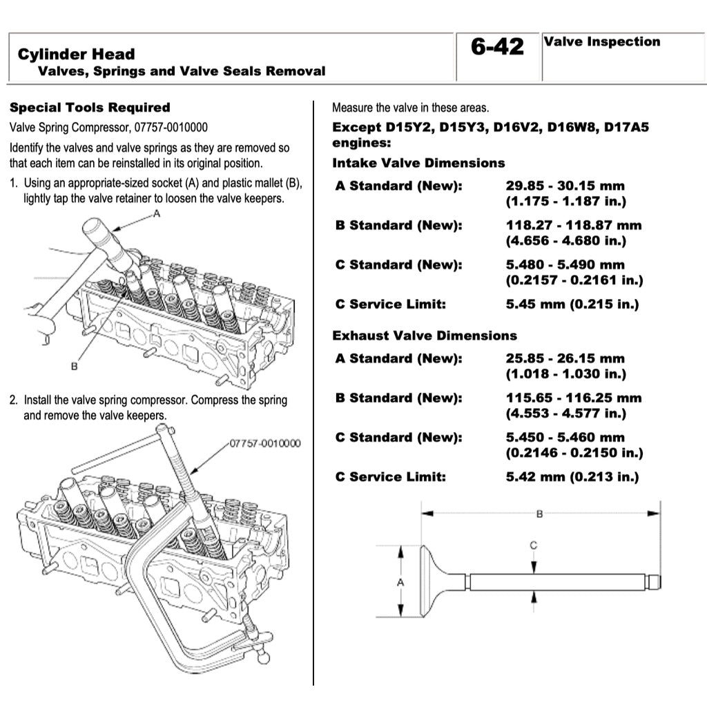 HONDA CIVIC 7 (2001-2005) SERVICE WORKSHOP MANUAL