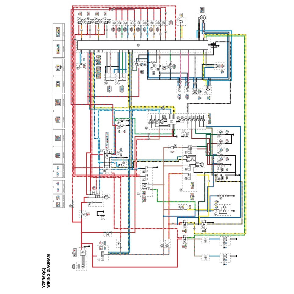 YAMAHA YZF-R6 (2008-2015) SERVICE WORKSHOP MANUAL + PARTS CATALOGUE + OWNER'S MANUAL