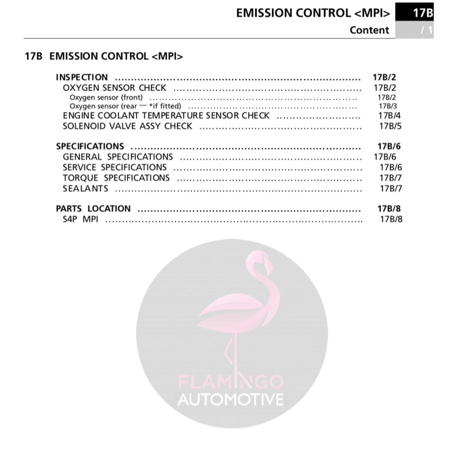 PROTON CAMPRO S4P-CPS ENGINE SERVICE WORKSHOP MANUAL / PROTON GEN2 / WAJA / SATRIA NEO /EXORA