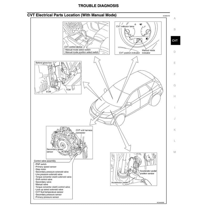 NISSAN MURANO Z50 (2003-2007) SERVICE WORKSHOP MANUAL