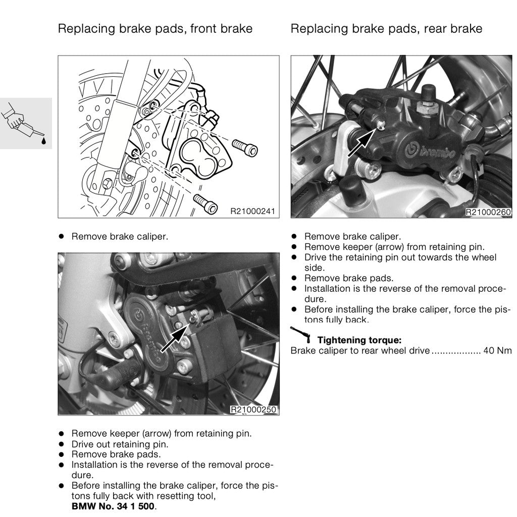 BMW R1150 GS (1999-2004) SERVICE REPAIR MANUAL + OWNER's MANUAL