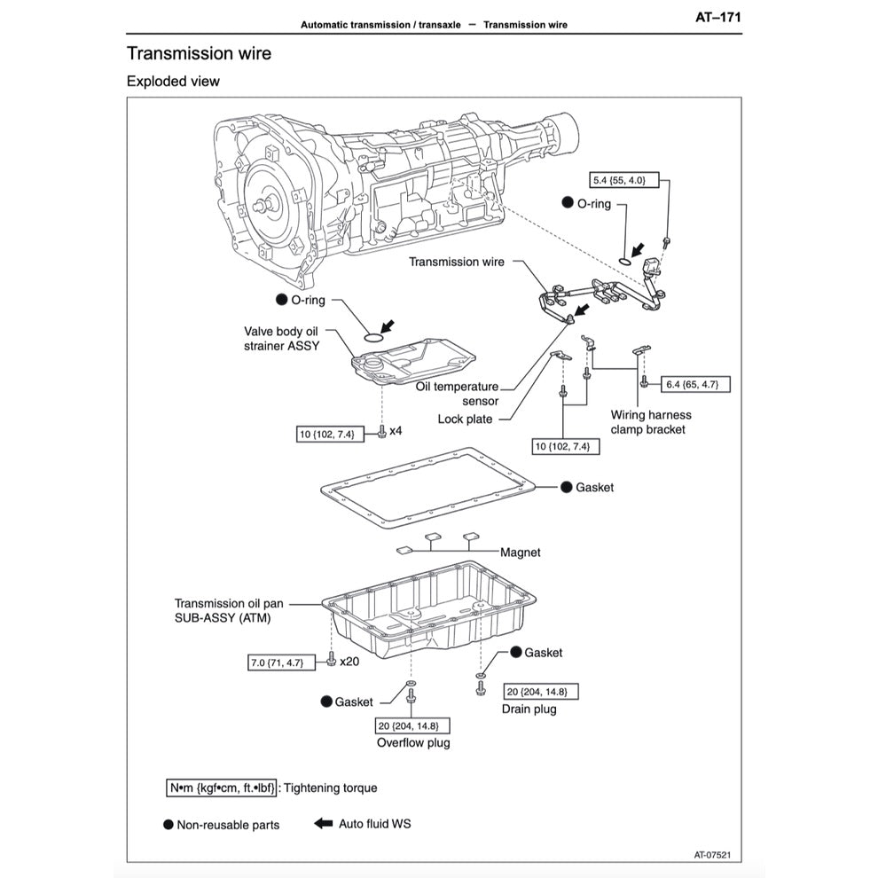 SUBARU BRZ (2013-2020) SERVICE WORKSHOP MANUAL
