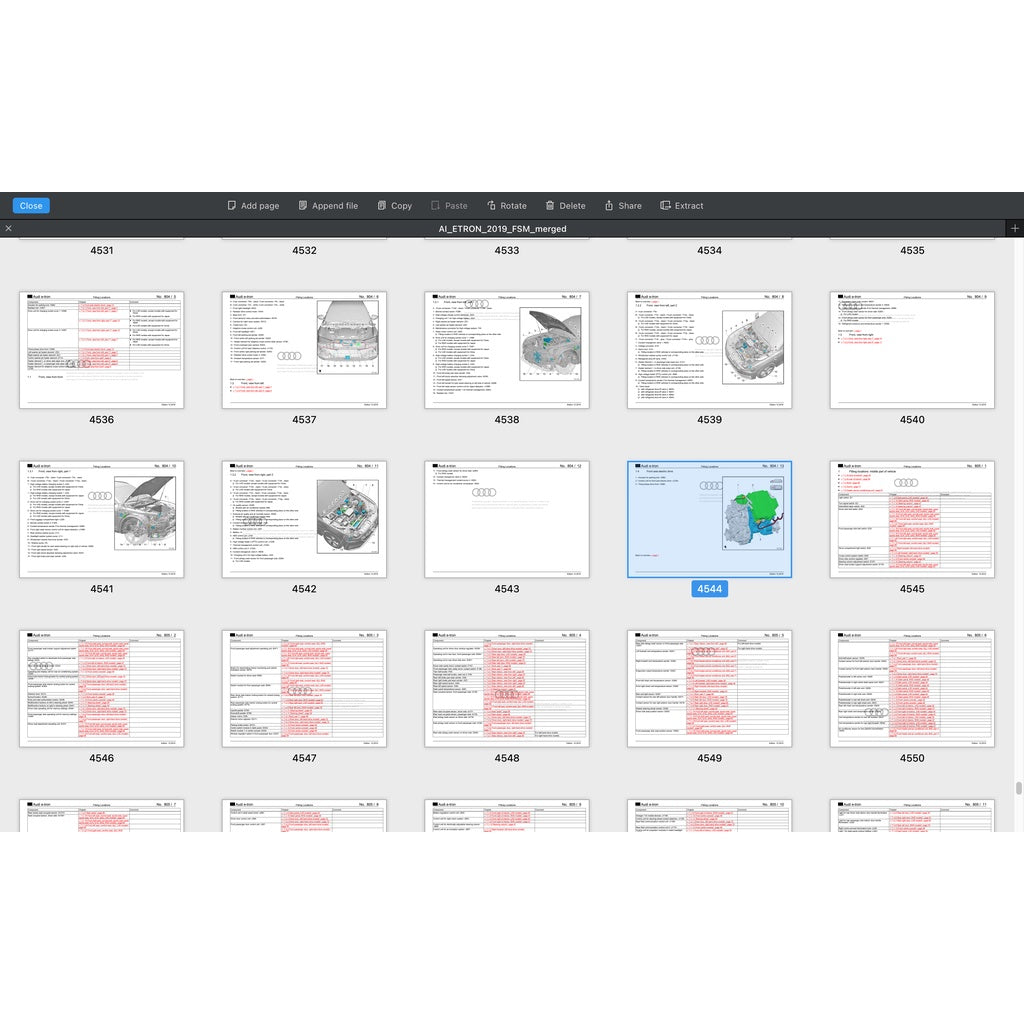 AUDI e-tron EV (2019+) SERVICE WORKSHOP MANUAL