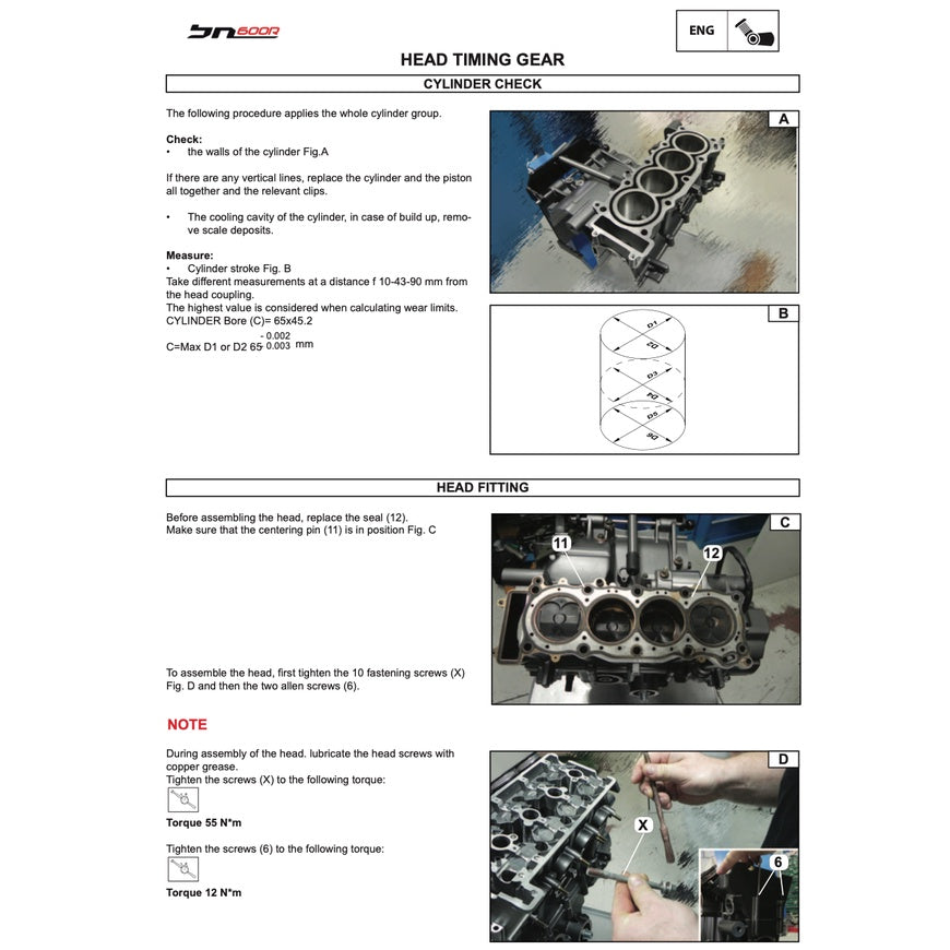 BENELLI BN600 R (2014-2018) SERVICE WORKSHOP MANUAL + PARTS CATALOGUE + OWNER'S MANUAL
