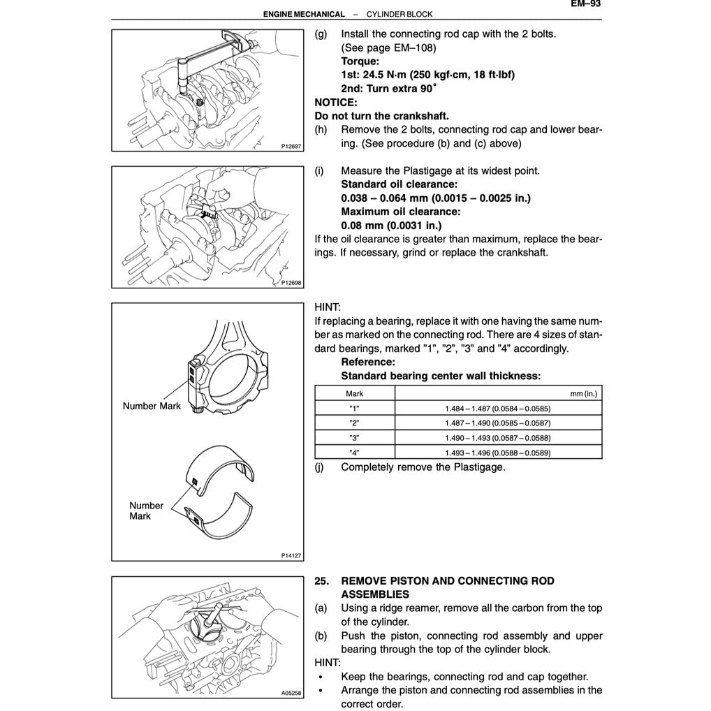 LEXUS RX300 XU10 (1998-2003) SERVICE WORKSHOP MANUAL