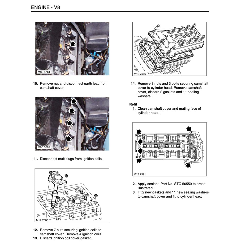 RANGE ROVER L322 (2001-2012) SERVICE WORKSHOP MANUAL