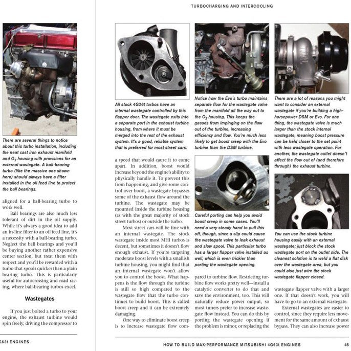 4G63 - HOW TO BUILD MAX-PERFORMANCE MITSUBISHI 4G63T ENGINE (2009) R. BOWEN - SA148