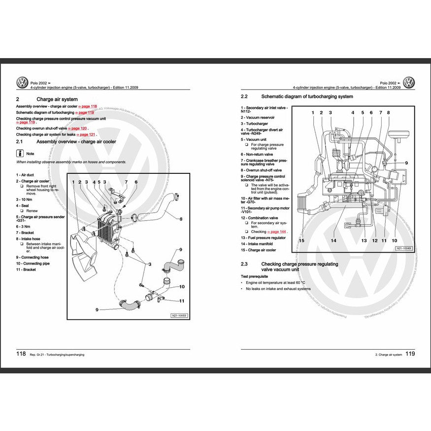 VW POLO MK4 9N (2001-2009) SERVICE WORKSHOP MANUAL
