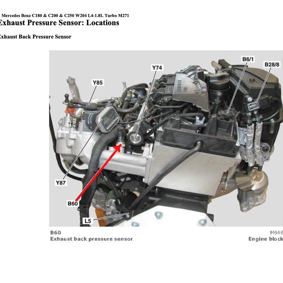 MERCEDES BENZ C-CLASS W204 M271 ENGINE (2007-2015) SERVICE WORKSHOP MANUAL