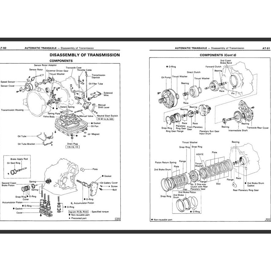 TOYOTA MR-2 SW10 (1984-1989) SERVICE WORKSHOP MANUAL