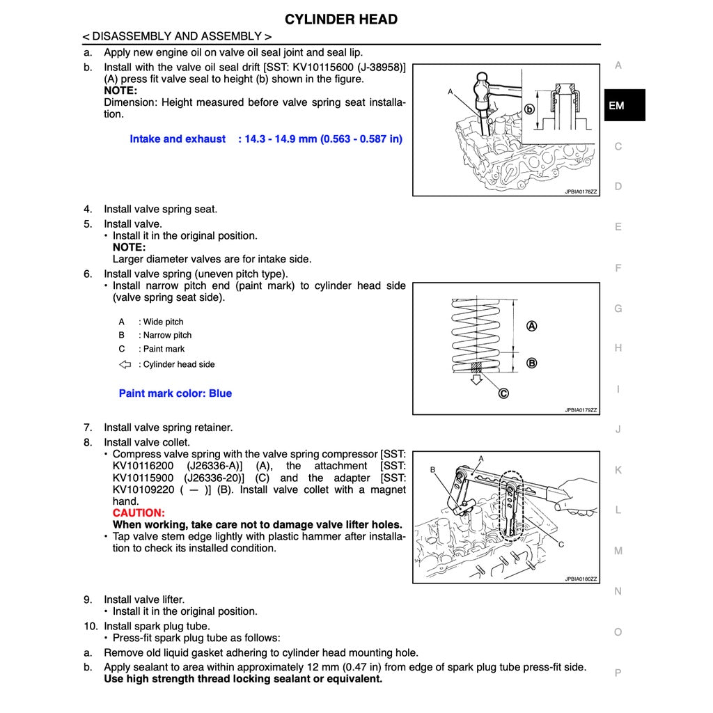 NISSAN TEANA / ALTIMA J32 (2008-2013) SERVICE WORKSHOP MANUAL