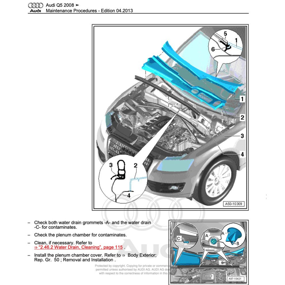 Audi Q5 8R (2008-2017) FACTORY SERVICE WORKSHOP MANUAL