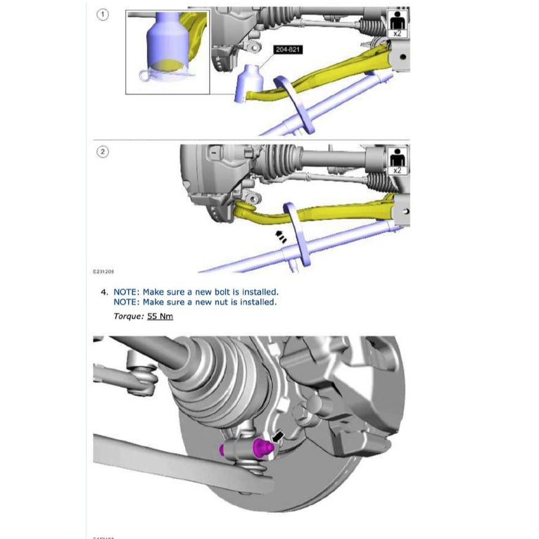 FORD FIESTA MK7 (2017-2022) SERVICE WORKSHOP MANUAL - ECOBOOST 1.0L