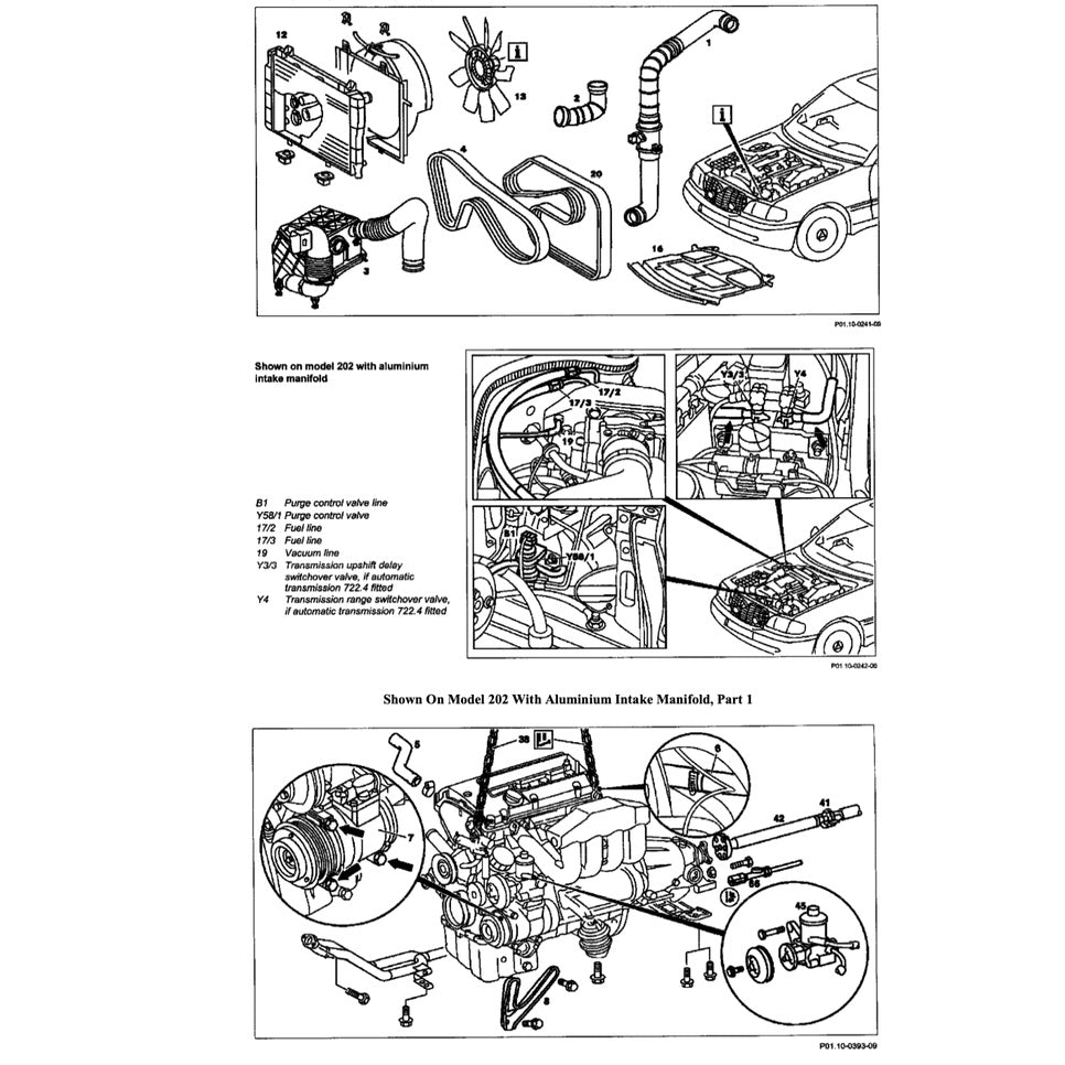MERCEDES BENZ ENGINE M111 SERVICE REPAIR MANUAL