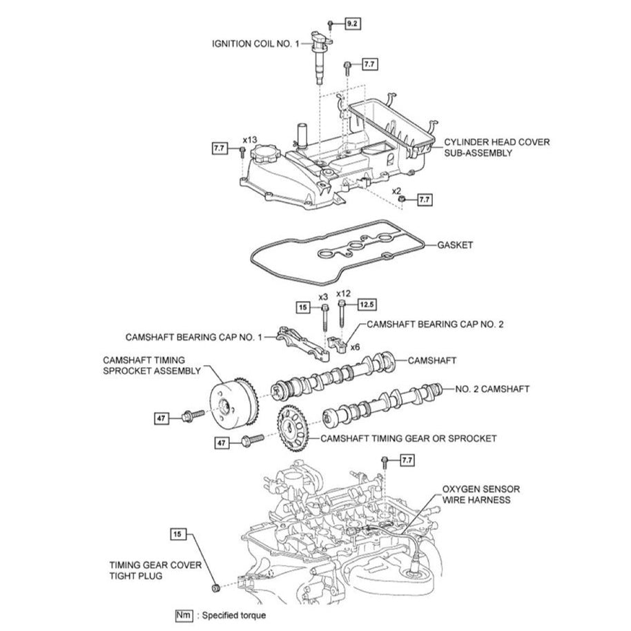 TOYOTA ENGINE 1KR-FE SERVICE REPAIR WORKSHOP MANUAL