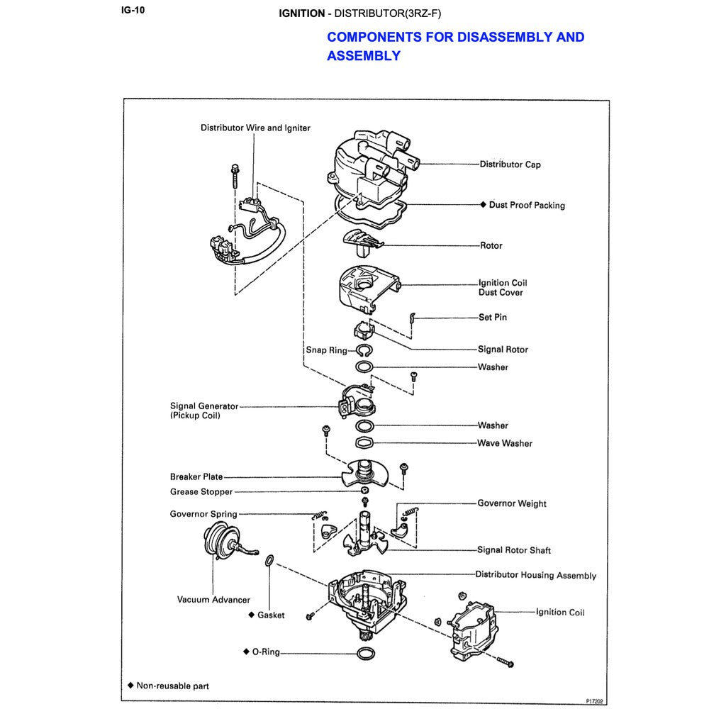 TOYOTA HILUX "SR" N140/150/160/170/190 (1997-2005) SERVICE WORKSHOP MANUAL