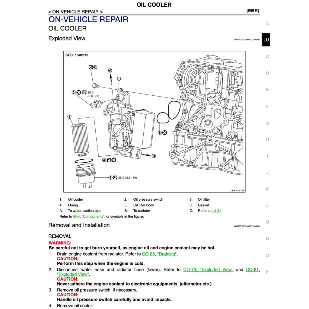 Nissan X-Trail T31 (2007-2013) SERVICE WORKSHOP MANUAL