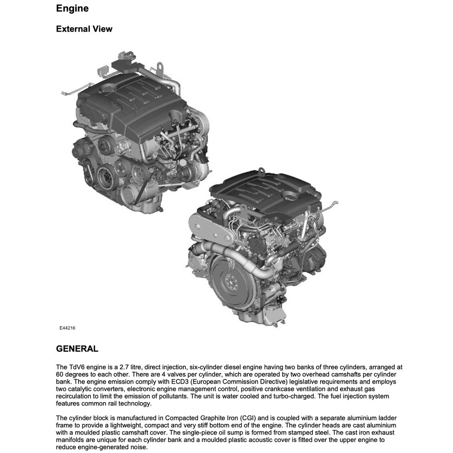 LAND ROVER DISCOVERY LR3 L319 (2004-2009) SERVICE WORKSHOP MANUAL