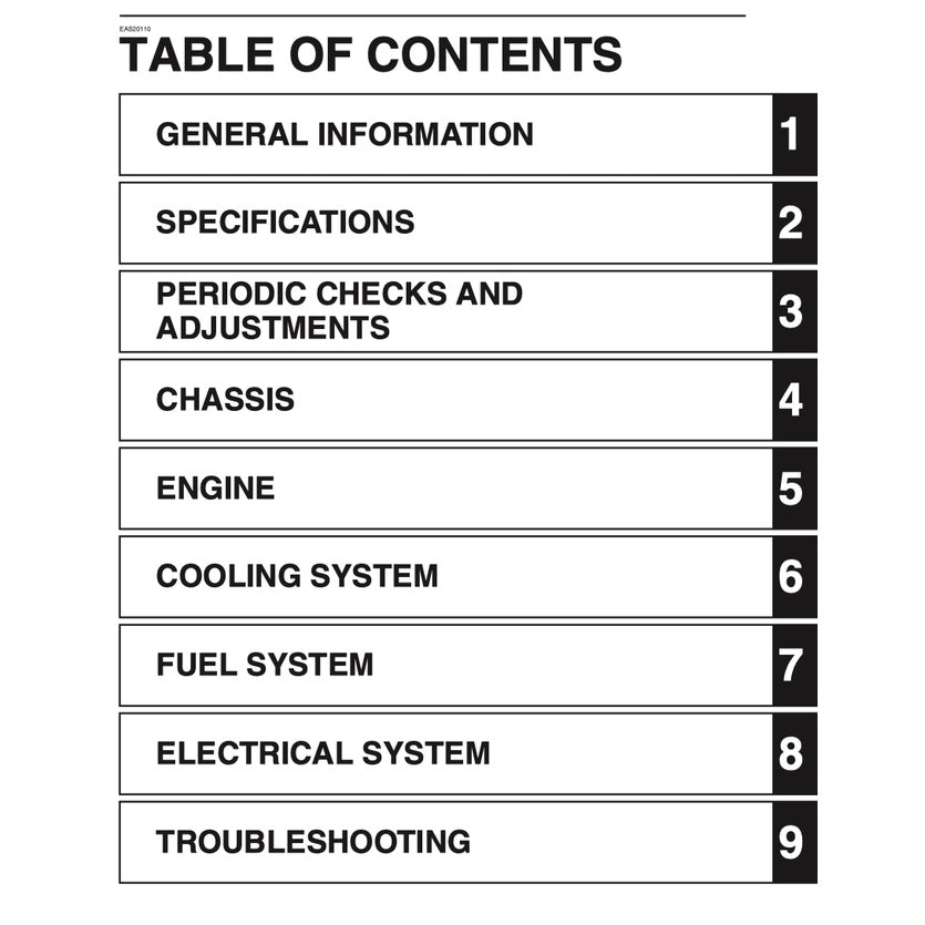 YAMAHA XJ6 DIVERSION (2009-2015) SERVICE WORKSHOP MANUAL + PARTS CATALOGUE + OWNER'S MANUAL