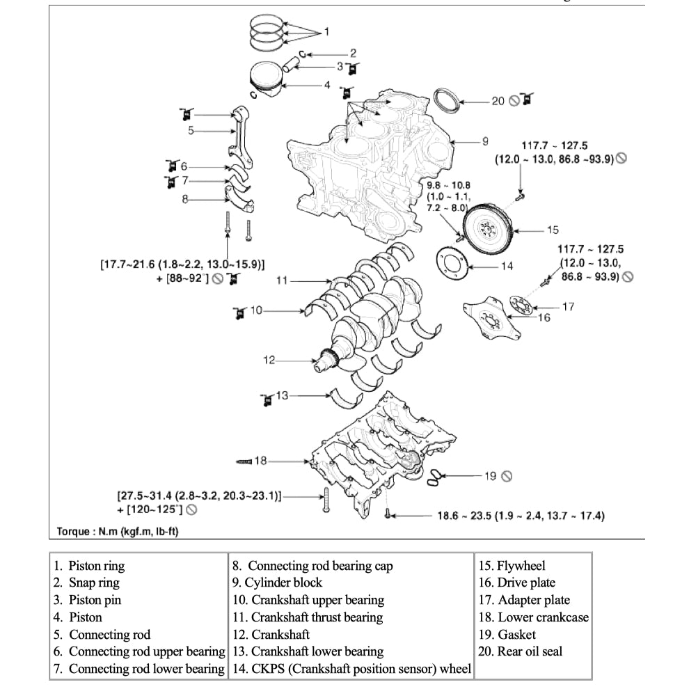 KIA ENGINE G4NA 2.0L Nu MPI SERVICE REPAIR MANUAL